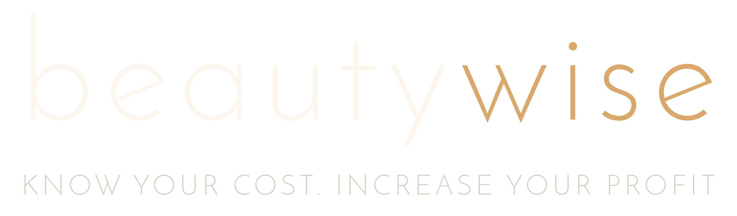 BeautyWise — know your cost, increase your profit